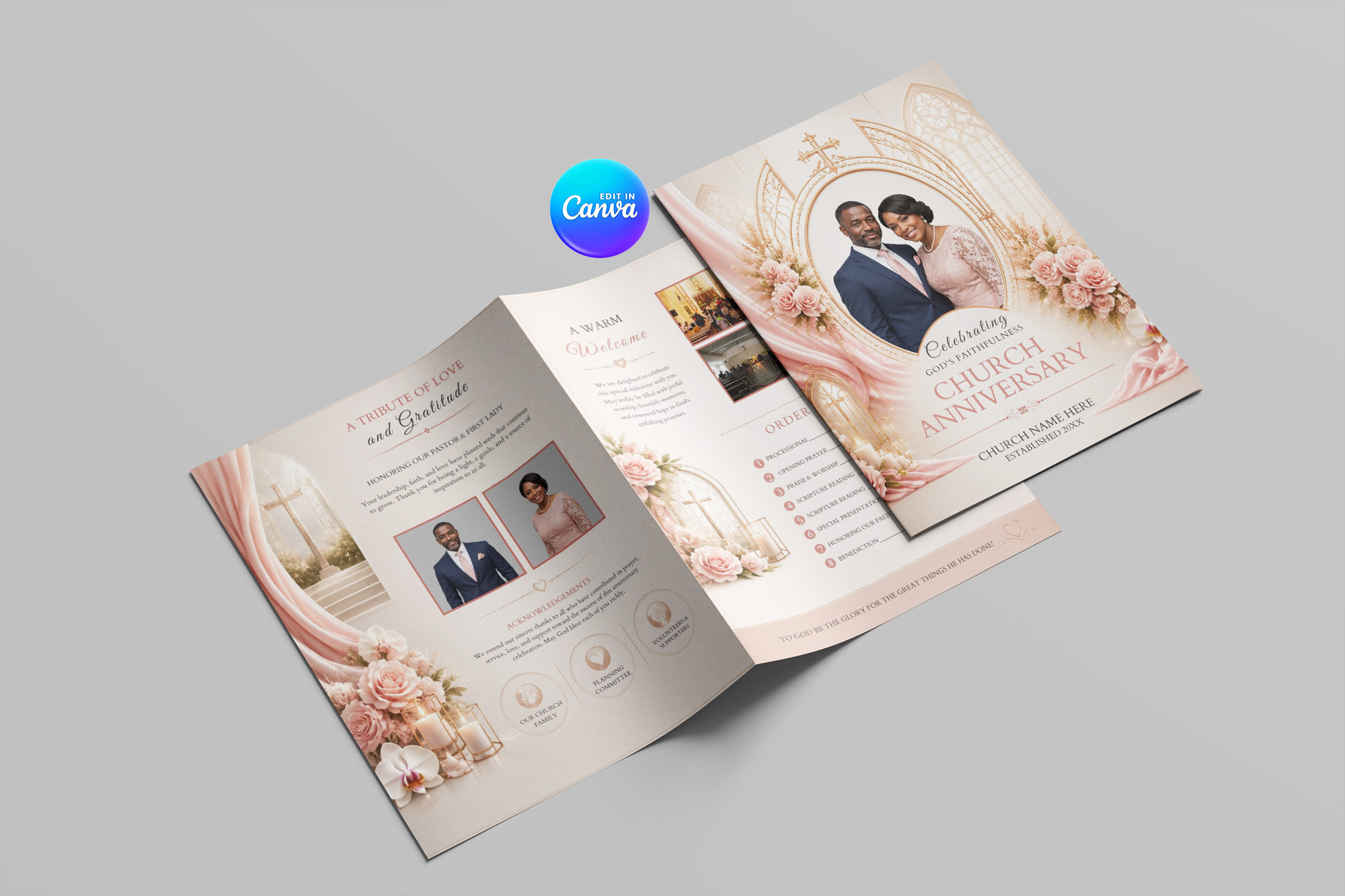Chruch Anniversary template 
